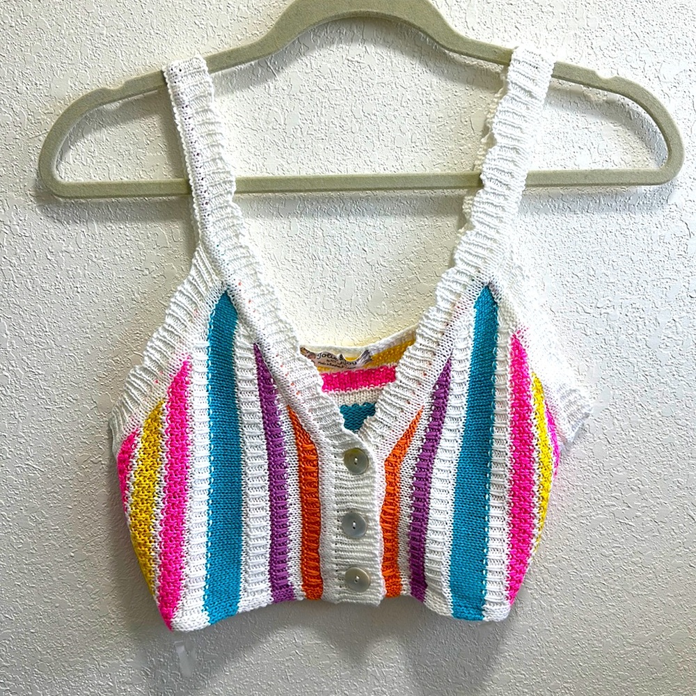 Women’s crochet crop top spring / summer .